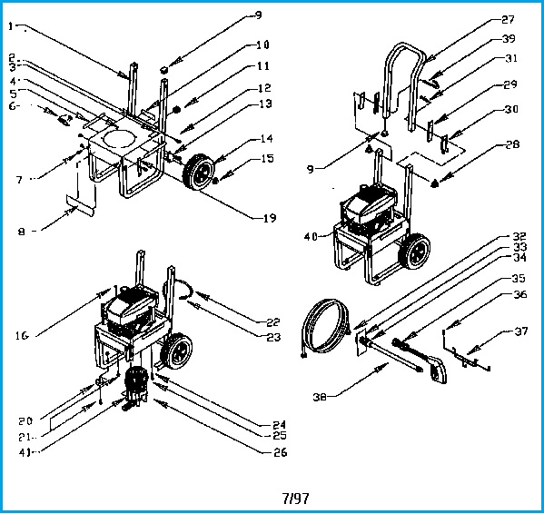 Sears Craftsman 580677220 pressure washer replacement parts, pump breakdown, owners manual, repair kits & upgrade pump.